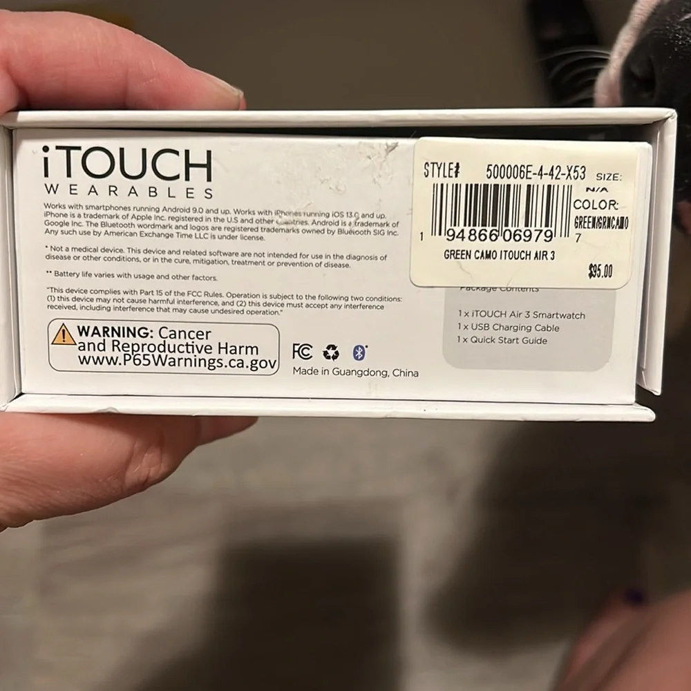 NIB iTouch Air 3 SmartWatch